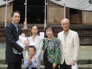 初宮参り　　おめでとうございます