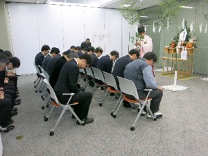 研究開発施設の安全祈願祭
