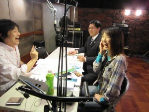 パル音楽産業さんのスタジオでの収録の様子