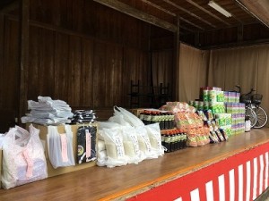 「富くじ」景品展示