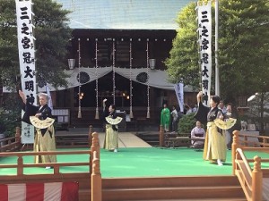 「橘流雨降吟舞会」吟舞