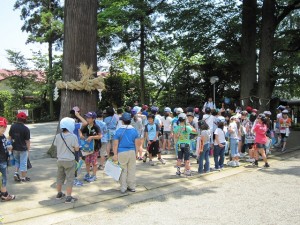 比々多小３年生の校外事業