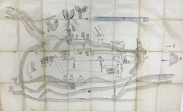 相模國府祭の古地図「神揃山祭場」