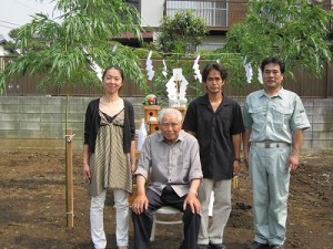 地鎮祭　おめでとうございます