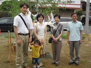 地鎮祭　おめでとうございます