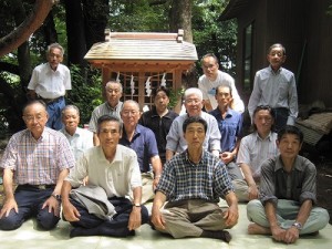 熊野神社境内社の水神祭