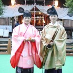 宮司と宮田まゆみさん