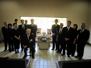 霊園施設での祖霊祭