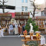 万灯神輿のお祓い