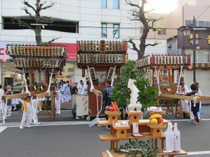 万灯神輿のお祓い