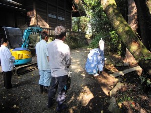 工事前のお祓い