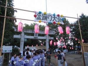神戸盆踊り大会（木下神社）