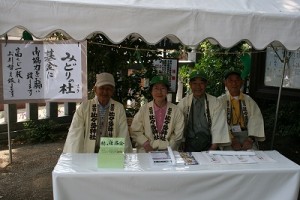 受付　ボランティアの皆さん