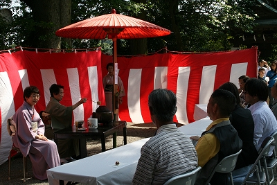 野点 （ まが玉祭茶道愛好会 ）