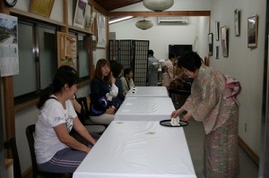 「茶道愛好会」お茶席
