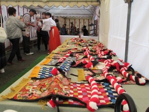 色鮮やかな化粧回し