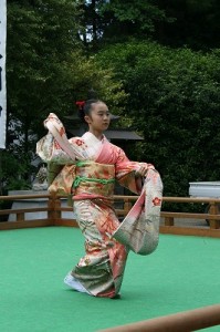 昨年の様子　「和の会」日本舞踊