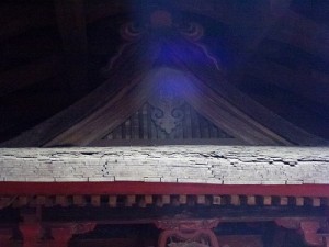 北金目神社　本殿屋根