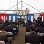 工場新築工事の地鎮祭