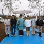 ライスセンター新築工事地鎮祭　　おめでとうございます