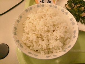 御神田米の給食