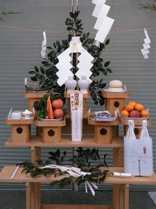 研究開発施設の年頭安全祈願祭