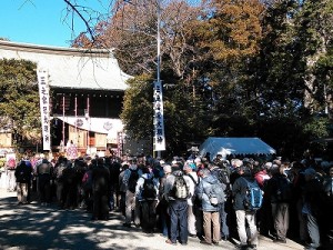 平塚ウォーキング協会のお祓い