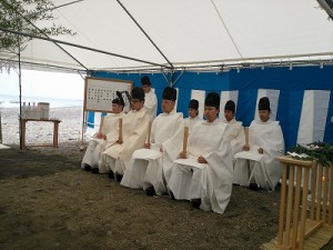 東日本大震災物故者慰霊祭並びに早期復興祈願祭
