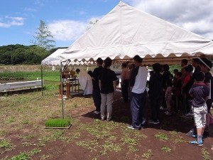 青年神職による御田植祭
