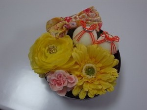 昨日の素敵なリングピロー