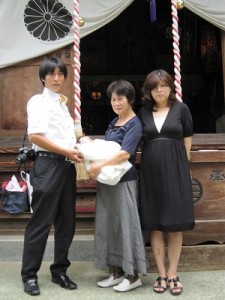 初宮参り　おめでとうございます