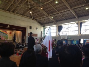 卒業式における祝辞