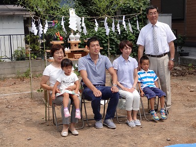 地鎮祭　おめでとうございます