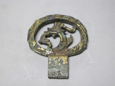 市重文・単竜環頭大刀柄頭