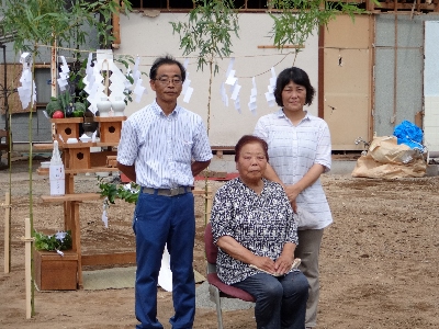 地鎮祭　おめでとうございます