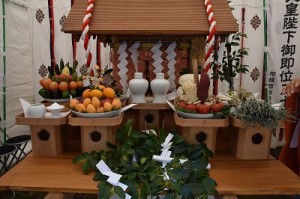 神揃山祭場・着御祭