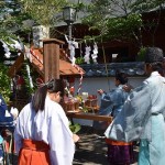 金目行在所（光明寺）着御祭