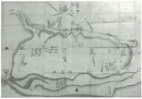 川勾神社所蔵　神揃山古地図